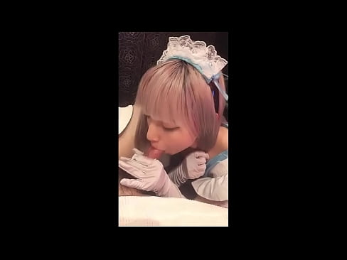 ❤️ Japonský idol [mayuka], kostým francúzskej slúžky, časť 1, fajčenie a honenie s pleťovým mliekom Porno vk na nás ❌️❤